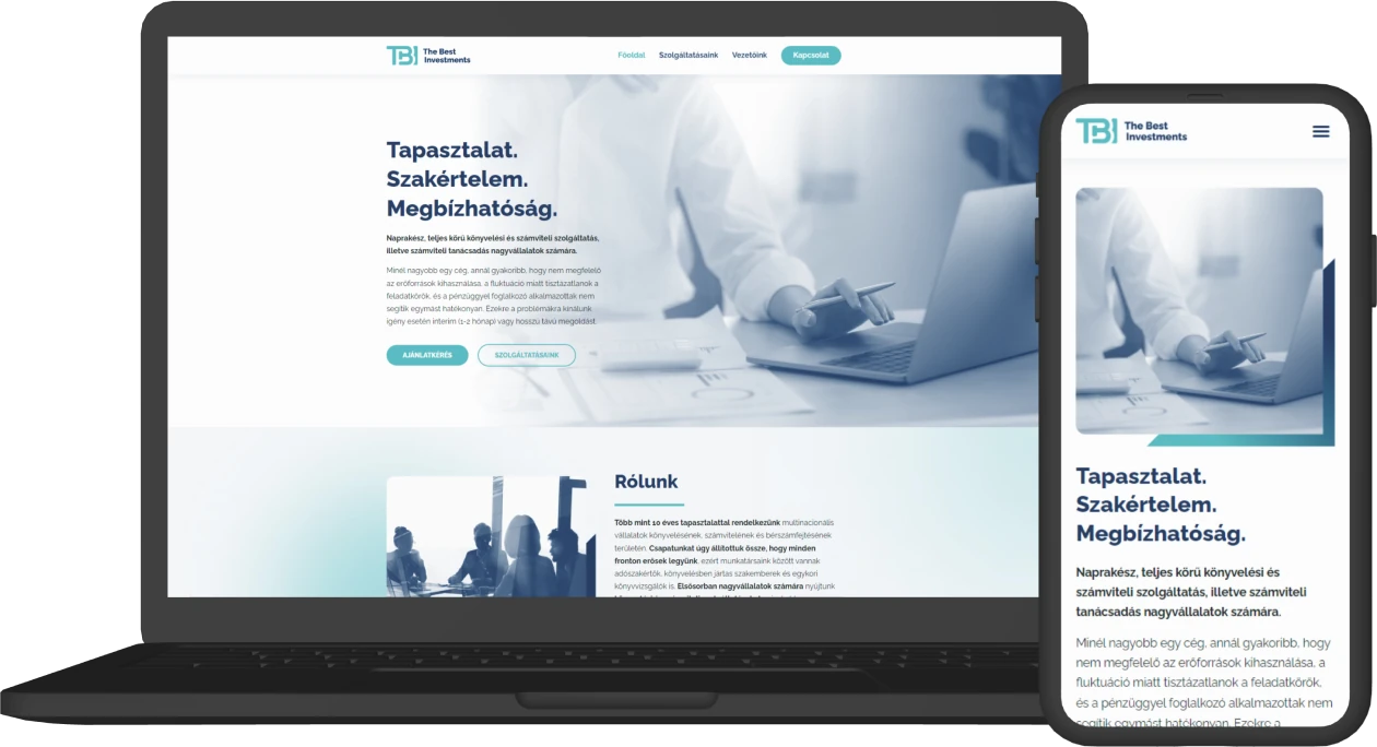Referencia bemutató - The Best Investments